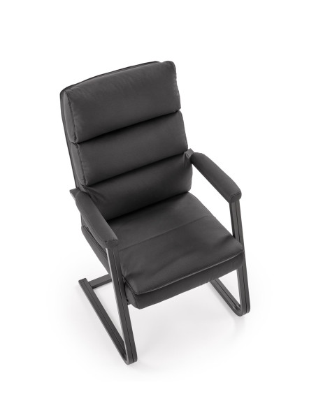 ADRIANO SKID fotel pracowniczy czarny