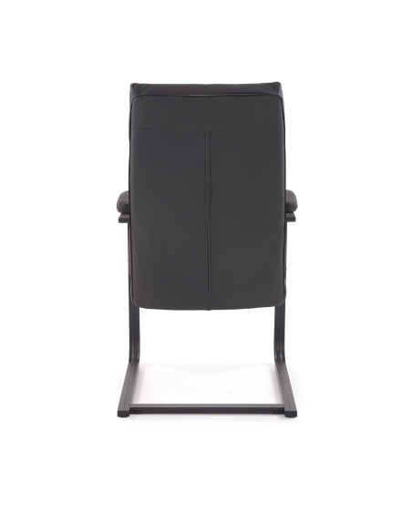 ADRIANO SKID fotel pracowniczy czarny