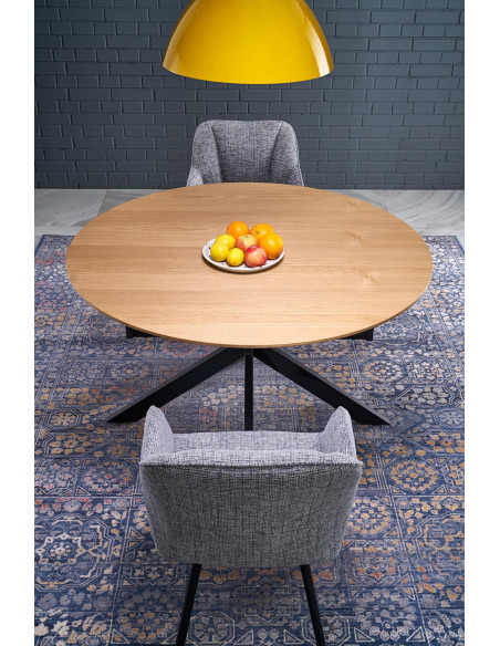 ACORD stół rozkładany, naturalny / czarny (2p 1szt)