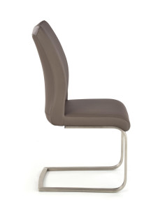 OPAL / metal szczotkowany / ekoskóra szara (1p 2szt) 2