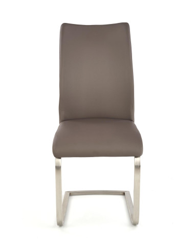 OPAL / metal szczotkowany / ekoskóra szara (1p 2szt)