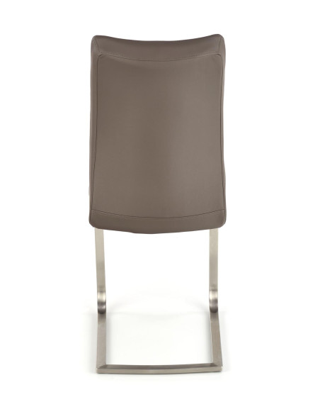 OPAL / metal szczotkowany / ekoskóra szara (1p 2szt)