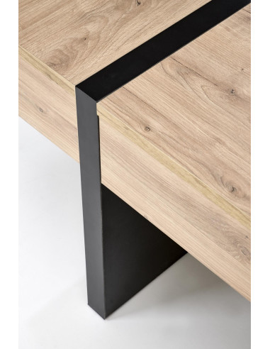 SEVILLA S ława blat: dąb craft, nogi: czarny (3p 1szt)