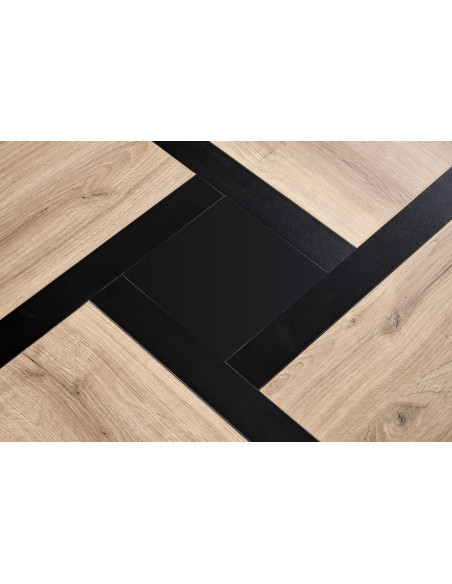 SEVILLA S ława blat: dąb craft, nogi: czarny (3p 1szt)