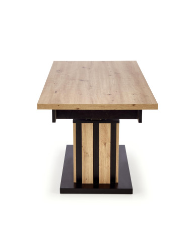 BARETTI ława dąb artisan/czarny (4p 1szt)