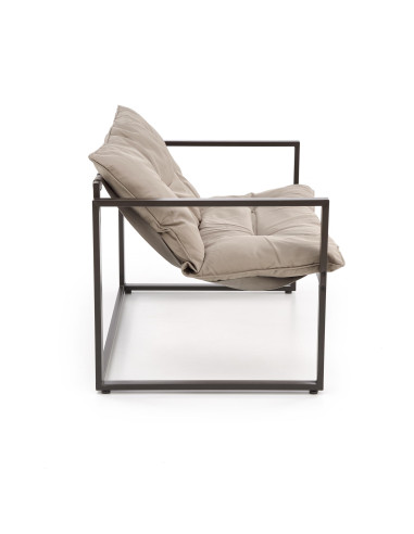 SHARK zestaw ogrodowy ( sofa + fotel 2x + ława ), ciemny brąz / cappuccino (1p 1szt)