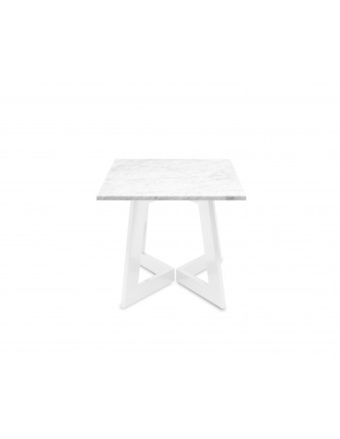 Nowoczesny stolik kawowy Amand S z blatem marmurowym Bianco Fashion-Home