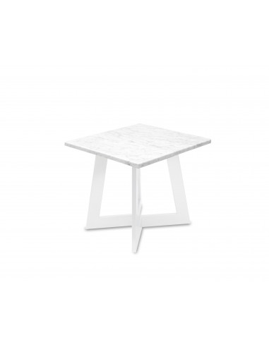 Nowoczesny stolik kawowy Amand S z blatem marmurowym Bianco Fashion-Home