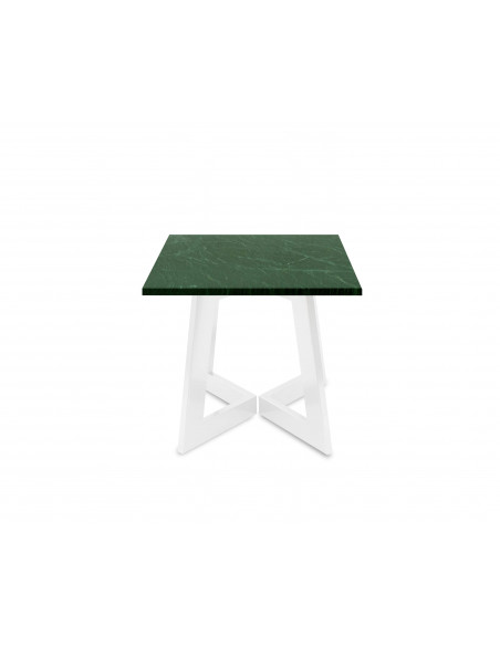 Nowoczesny stolik kawowy Amand S z blatem marmurowym Verde Fashion-Home