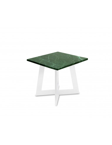 Nowoczesny stolik kawowy Amand S z blatem marmurowym Verde Fashion-Home