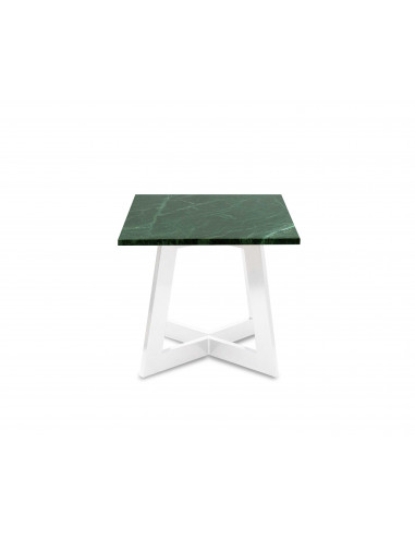 Nowoczesny stolik kawowy Amand S z blatem marmurowym Verde Fashion-Home