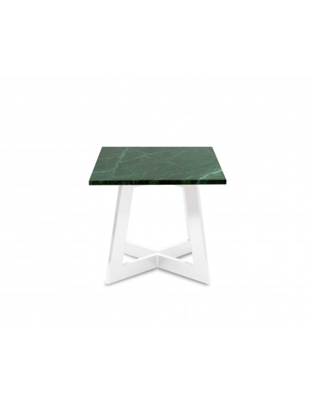 Nowoczesny stolik kawowy Amand S z blatem marmurowym Verde Fashion-Home
