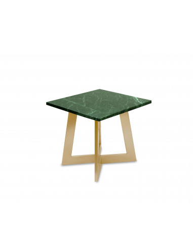 Nowoczesny stolik kawowy Amand S z blatem marmurowym Verde Fashion-Home