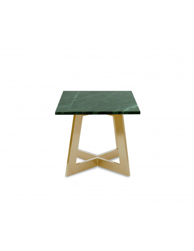Nowoczesny stolik kawowy Amand S z blatem marmurowym Verde Fashion-Home