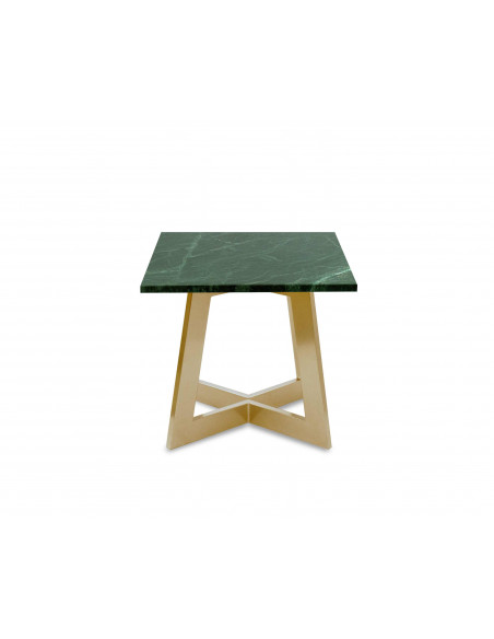 Nowoczesny stolik kawowy Amand S z blatem marmurowym Verde Fashion-Home