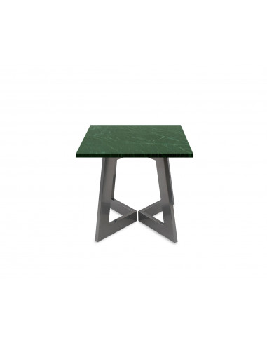Nowoczesny stolik kawowy Amand S z blatem marmurowym Verde Fashion-Home