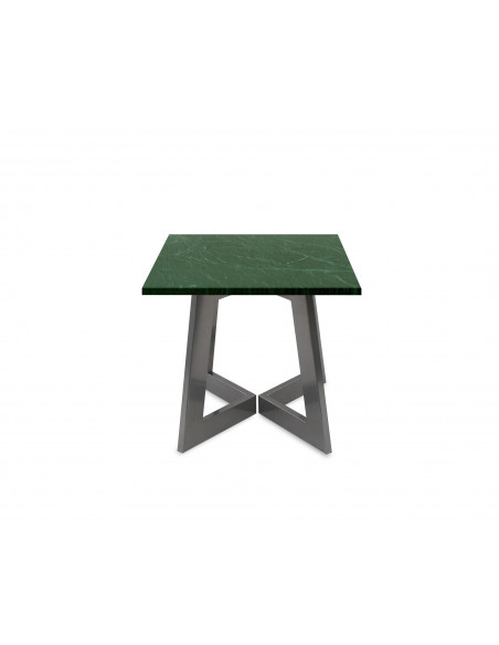 Nowoczesny stolik kawowy Amand S z blatem marmurowym Verde Fashion-Home