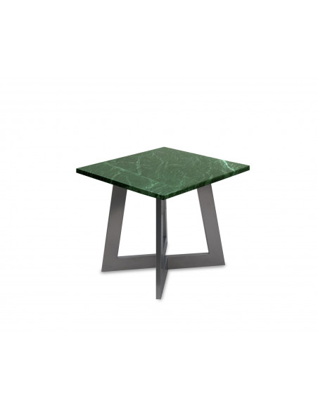 Nowoczesny stolik kawowy Amand S z blatem marmurowym Verde Fashion-Home