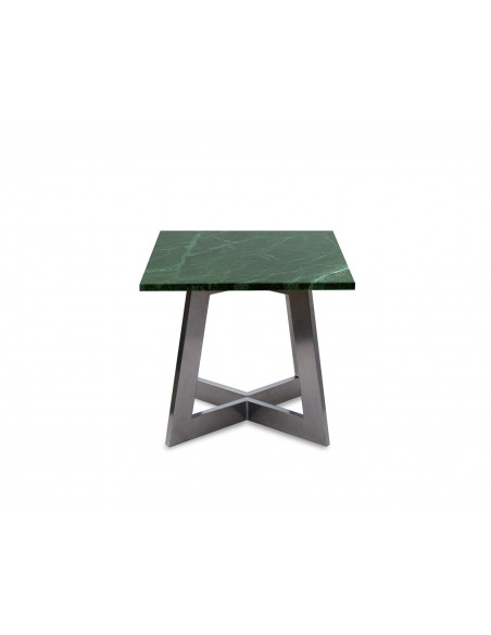 Nowoczesny stolik kawowy Amand S z blatem marmurowym Verde Fashion-Home