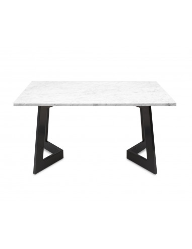 Nowoczesny stolik kawowy Amand L z blatem marmurowym Bianco Fashion-Home