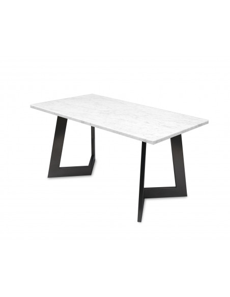 Nowoczesny stolik kawowy Amand L z blatem marmurowym Bianco Fashion-Home