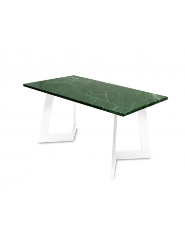 Nowoczesny stolik kawowy Amand L z blatem marmurowym Verde Fashion-Home