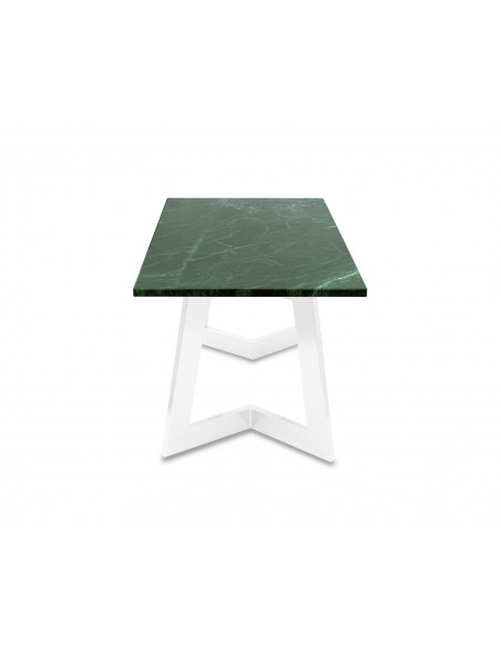 Nowoczesny stolik kawowy Amand L z blatem marmurowym Verde Fashion-Home