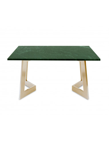 Nowoczesny stolik kawowy Amand L z blatem marmurowym Verde Fashion-Home