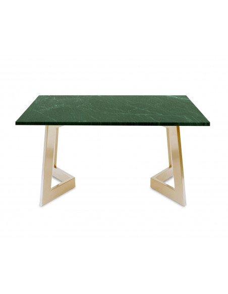 Nowoczesny stolik kawowy Amand L z blatem marmurowym Verde Fashion-Home