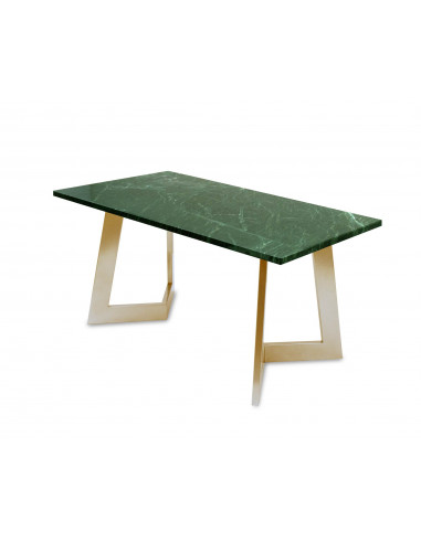 Nowoczesny stolik kawowy Amand L z blatem marmurowym Verde Fashion-Home