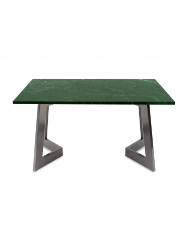 Nowoczesny stolik kawowy Amand L z blatem marmurowym Verde Fashion-Home