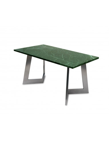 Nowoczesny stolik kawowy Amand L z blatem marmurowym Verde Fashion-Home