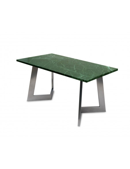 Nowoczesny stolik kawowy Amand L z blatem marmurowym Verde Fashion-Home