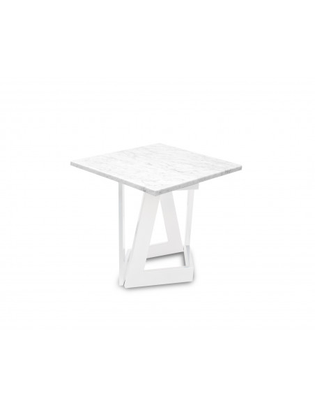 Designerski stolik kawowy Damon S z blatem marmurowym Bianco Fashion-Home