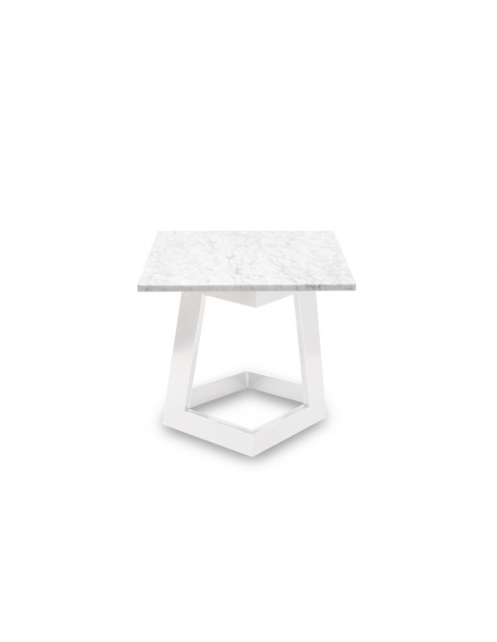 Designerski stolik kawowy Damon S z blatem marmurowym Bianco Fashion-Home