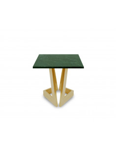 Designerski stolik kawowy Damon S z blatem marmurowym Verde Fashion-Home 2