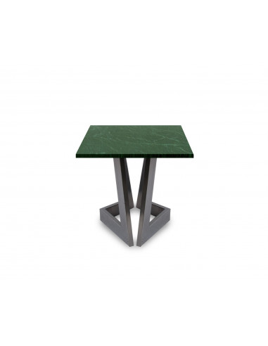 Designerski stolik kawowy Damon S z blatem marmurowym Verde Fashion-Home
