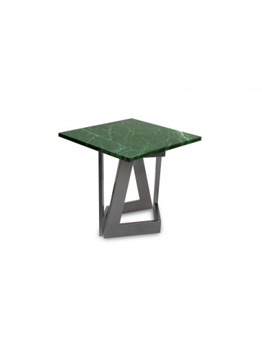 Designerski stolik kawowy Damon S z blatem marmurowym Verde Fashion-Home