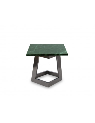 Designerski stolik kawowy Damon S z blatem marmurowym Verde Fashion-Home