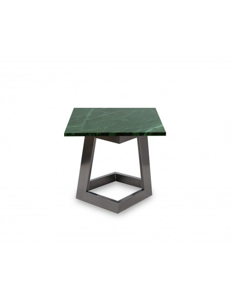 Designerski stolik kawowy Damon S z blatem marmurowym Verde Fashion-Home