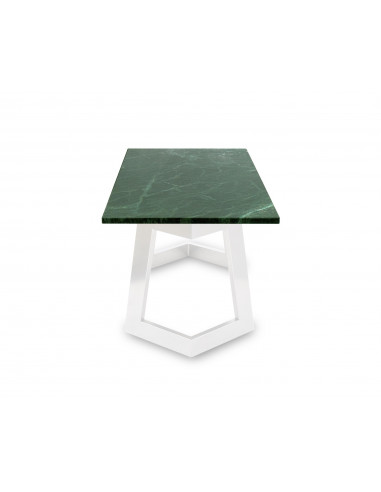 Designerski stolik kawowy Damon L z blatem marmurowym Verde Fashion-Home