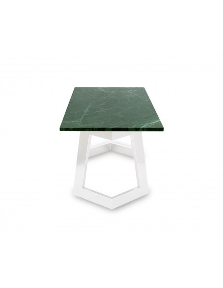 Designerski stolik kawowy Damon L z blatem marmurowym Verde Fashion-Home