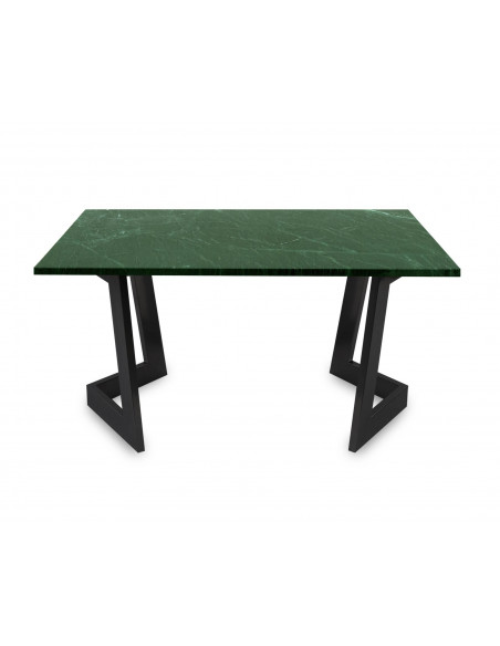 Designerski stolik kawowy Damon L z blatem marmurowym Verde Fashion-Home