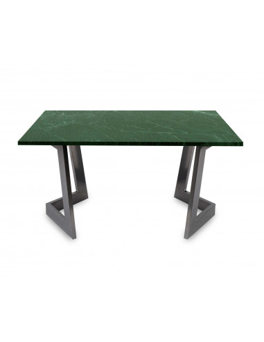 Designerski stolik kawowy Damon L z blatem marmurowym Verde Fashion-Home