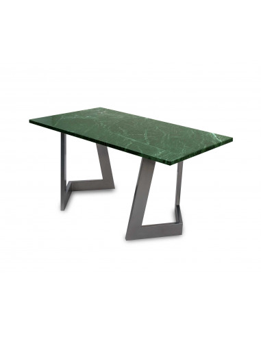 Designerski stolik kawowy Damon L z blatem marmurowym Verde Fashion-Home