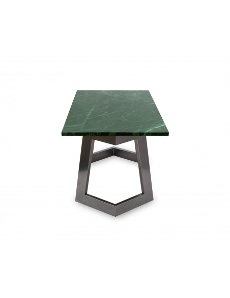 Designerski stolik kawowy Damon L z blatem marmurowym Verde Fashion-Home