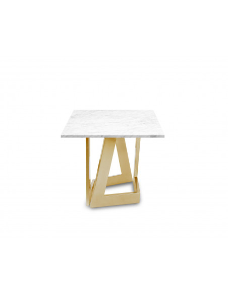 Designerski stolik kawowy Namad S z blatem marmurowym Bianco Fashion-Home