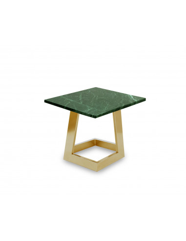 Designerski stolik kawowy Namad S z blatem marmurowym Verde Fashion-Home