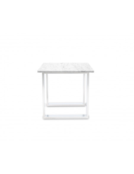 Tradycyjny stolik kawowy Fini S z blatem marmurowym Bianco Fashion-Home