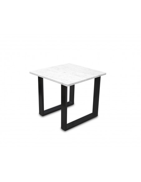 Tradycyjny stolik kawowy Fini S z blatem marmurowym Bianco Fashion-Home